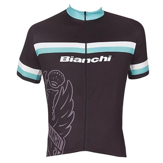 Maglia Bianchi Manica Corta 2017 bianco e azzurro