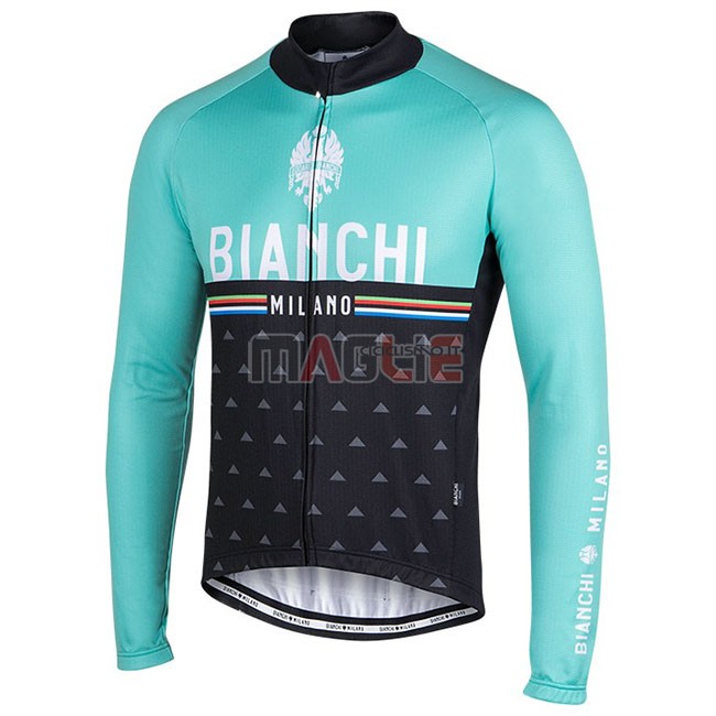 Maglia Bianchi Milano Nalles Manica Lunga Azzurro Nero - Clicca l'immagine per chiudere