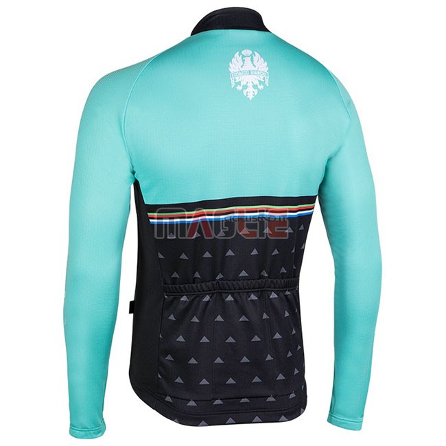 Maglia Bianchi Milano Nalles Manica Lunga Azzurro Nero - Clicca l'immagine per chiudere