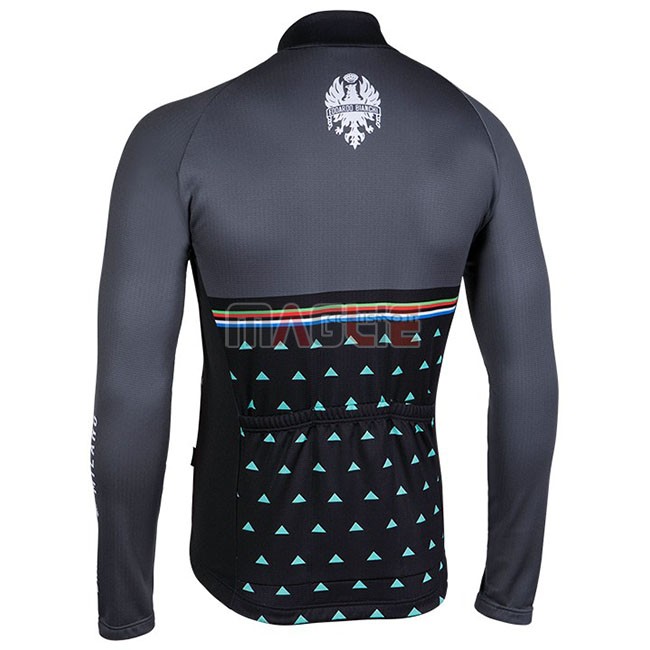 Maglia Bianchi Milano Nalles Manica Lunga Nero