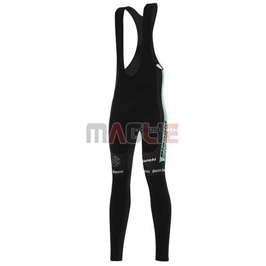 Maglia Bianchi manica lunga 2016 nero e verde