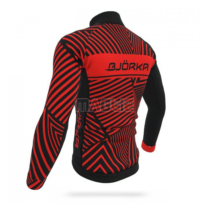 Maglia Bjorka Manica Lunga 2021 Rosso