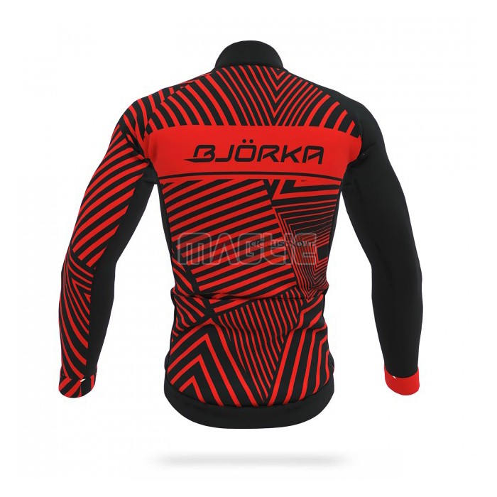 Maglia Bjorka Manica Lunga 2021 Rosso