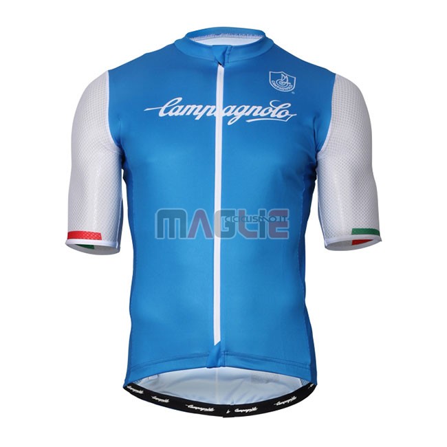 Maglia Campagnolo Iridio Manica Corta Blu Bianco - Clicca l'immagine per chiudere