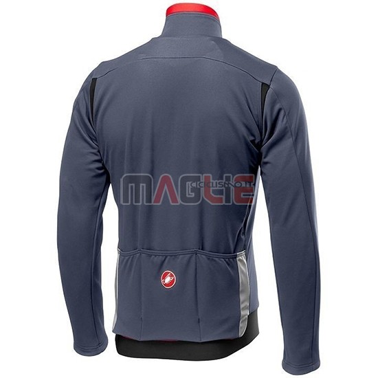 Maglia Castelli DE Manica Lunga 2019 Grigio Rosso