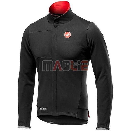Maglia Castelli DE Manica Lunga 2019 Nero Rosso