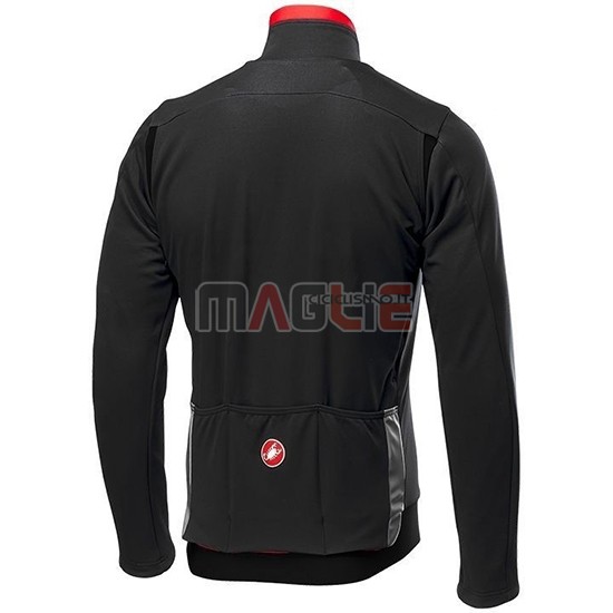 Maglia Castelli DE Manica Lunga 2019 Nero Rosso