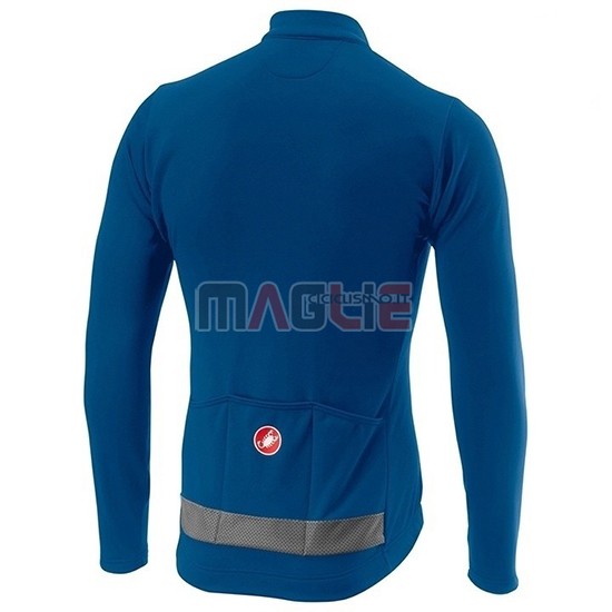 Maglia Castelli Puro 3 Manica Lunga 2019 Blu Nero