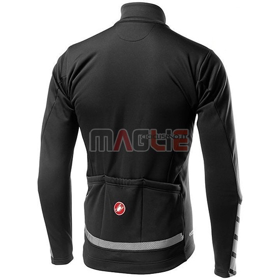 Maglia Castelli Raddoppia 2 Manica Lunga 2019 Nero Argentato