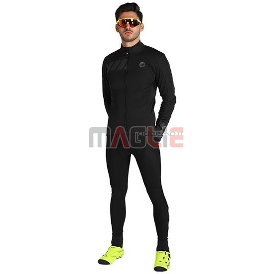 Maglia Castelli Raddoppia 2 Manica Lunga 2019 Nero