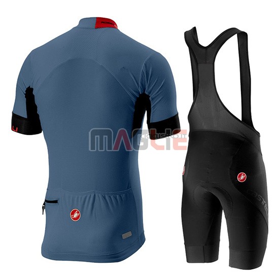 Maglia Castelli Aero Race Manica Corta 2019 Blu