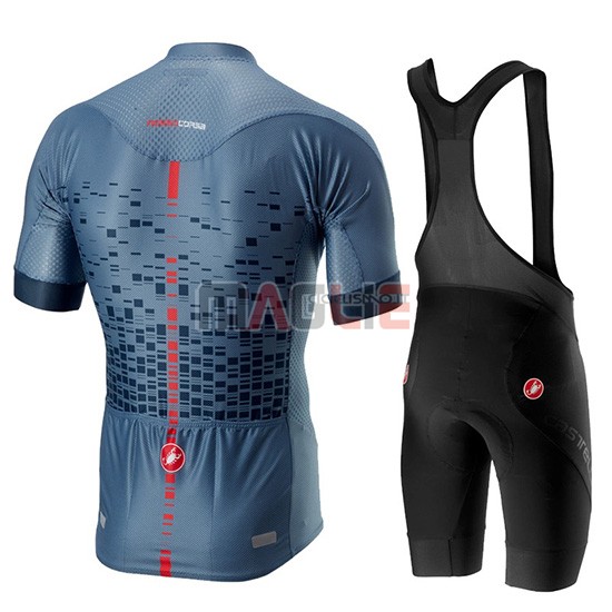 Maglia Castelli Climber's 2.0 Manica Corta 2019 Grigio Blu