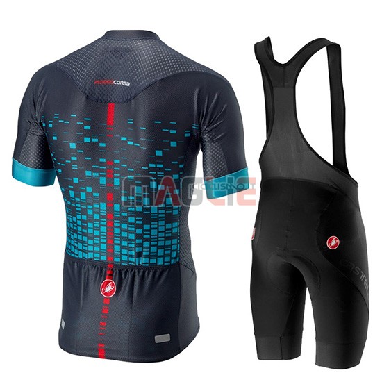 Maglia Castelli Climber's 2.0 Manica Corta 2019 Nero Celeste