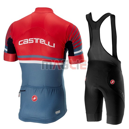 Maglia Castelli Free AR 4.1 Manica Corta 2019 Rosso Grigio - Clicca l'immagine per chiudere