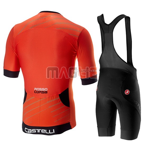 Maglia Castelli Free Speed Race Manica Corta 2019 Arancione