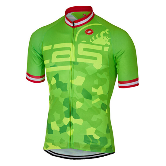 Maglia Castelli Manica Corta 2017 aceso verde