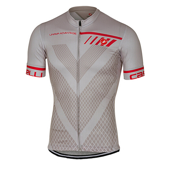 Maglia Castelli Manica Corta 2017 argentato