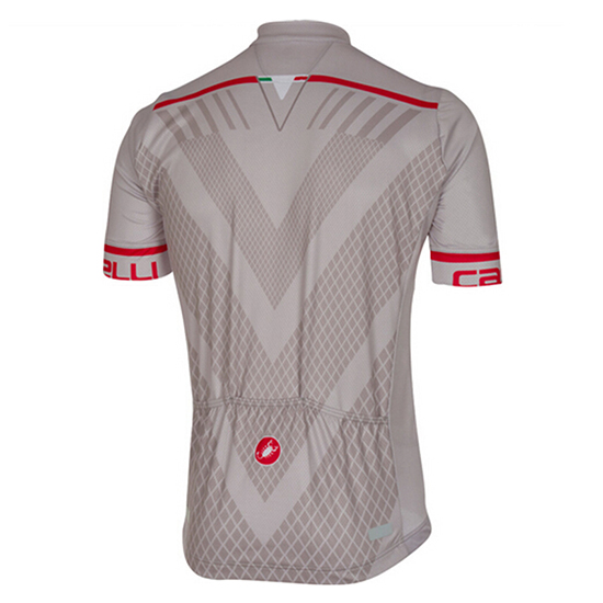 Maglia Castelli Manica Corta 2017 argentato