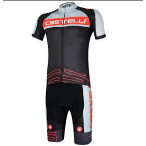 Maglia Castelli Manica Corta 2017 grigio e nero