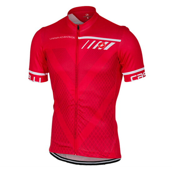 Maglia Castelli Manica Corta 2017 rosso