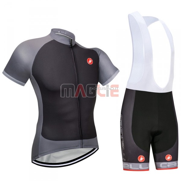 Maglia Castelli Manica Corta 2018 Grigio