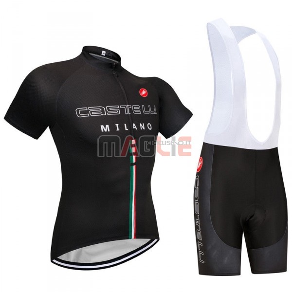 Maglia Castelli Manica Corta 2018 Nero