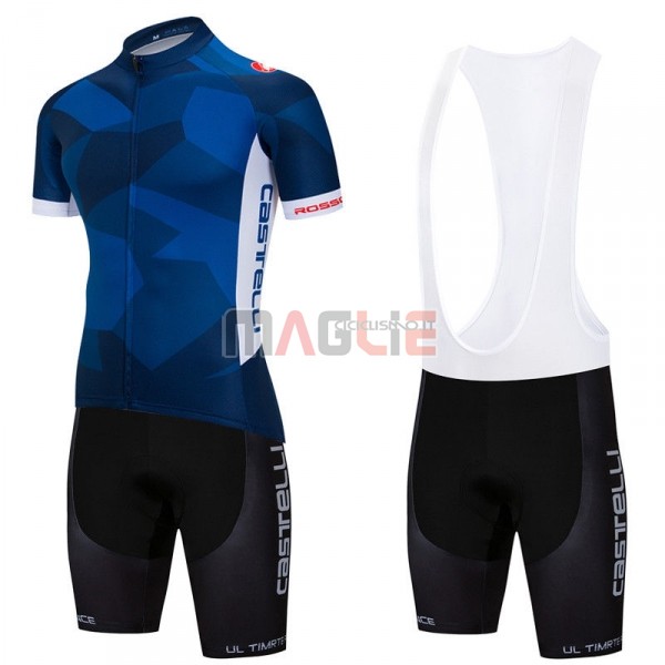 Maglia Castelli Manica Corta 2018 Spento Blu