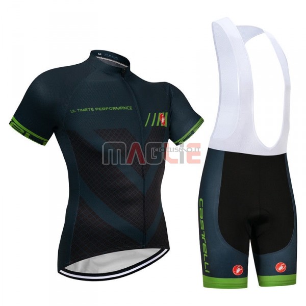 Maglia Castelli Manica Corta 2018 Spento Verde