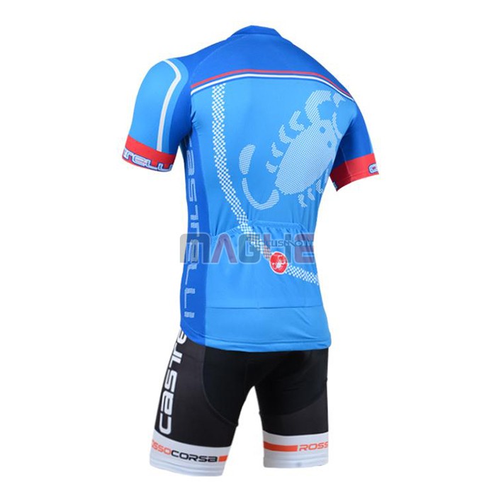 Maglia Castelli Manica Corta 2020 Blu