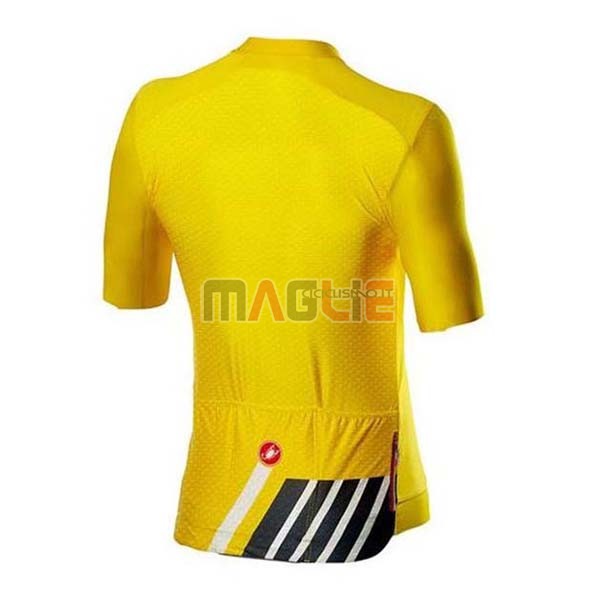 Maglia Castelli Manica Corta 2020 Giallo Nero