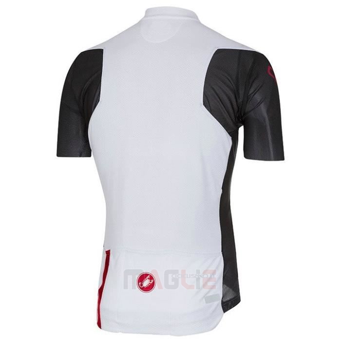 Maglia Castelli Manica Corta 2020 Nero Bianco Rosso