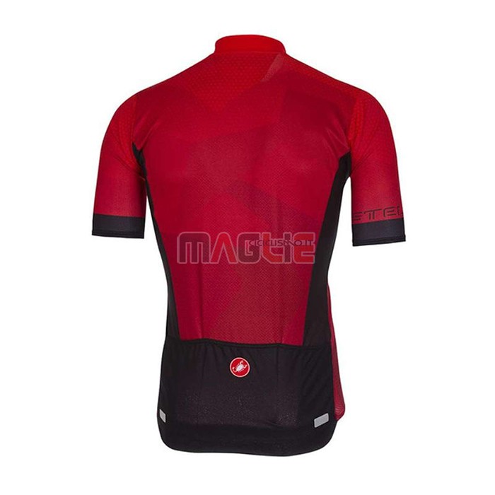 Maglia Castelli Manica Corta 2020 Rosso