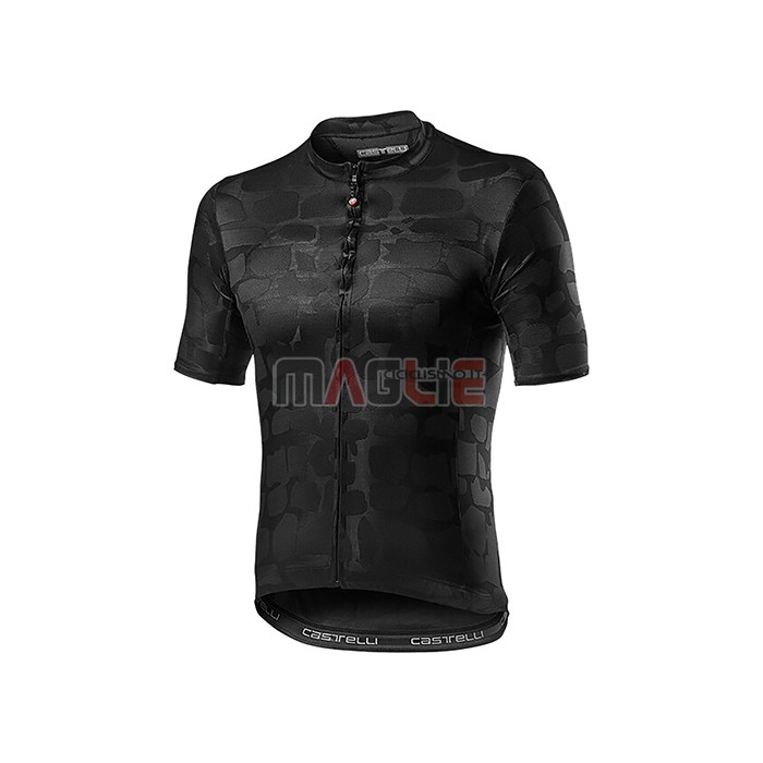 Maglia Castelli Manica Corta 2021 Aceso Nero