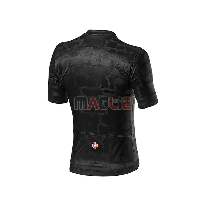 Maglia Castelli Manica Corta 2021 Aceso Nero