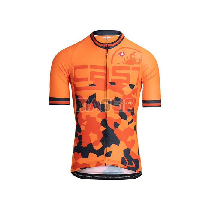 Maglia Castelli Manica Corta 2021 Arancione
