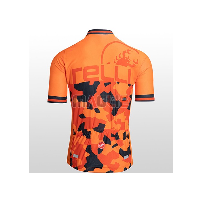Maglia Castelli Manica Corta 2021 Arancione