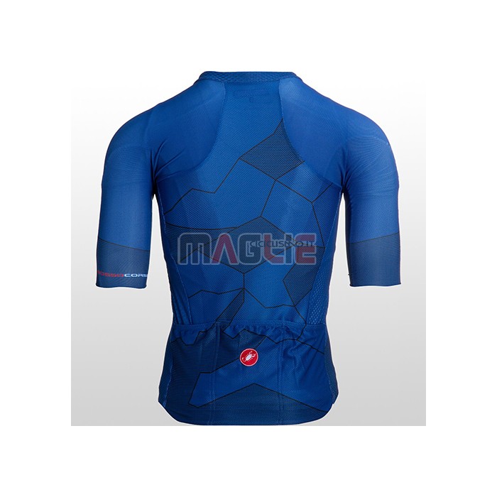 Maglia Castelli Manica Corta 2021 Blu