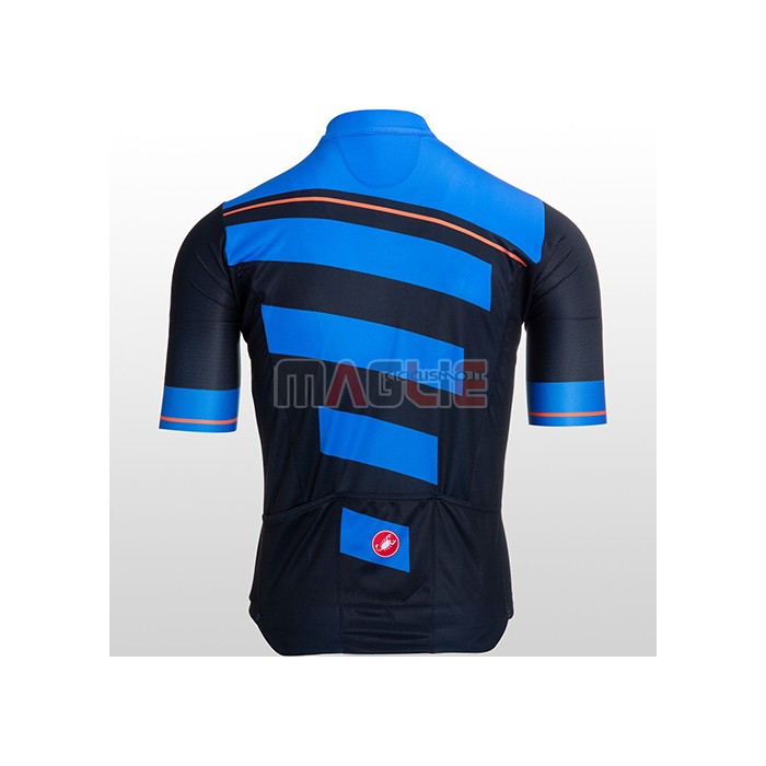 Maglia Castelli Manica Corta 2021 Blu Nero