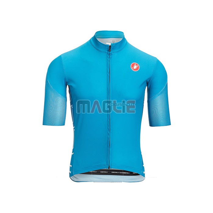 Maglia Castelli Manica Corta 2021 Chiaro Blu
