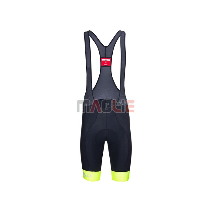 Maglia Castelli Manica Corta 2021 Chiaro Giallo Bianco