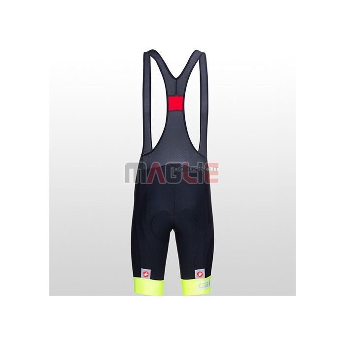 Maglia Castelli Manica Corta 2021 Chiaro Giallo Bianco