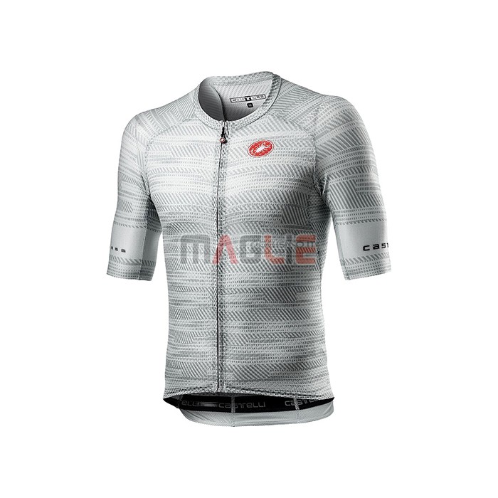 Maglia Castelli Manica Corta 2021 Grigio Bianco
