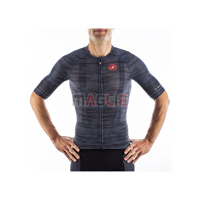 Maglia Castelli Manica Corta 2021 Grigio Blu