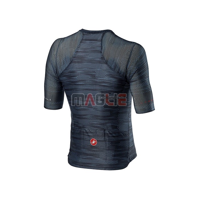 Maglia Castelli Manica Corta 2021 Grigio Blu