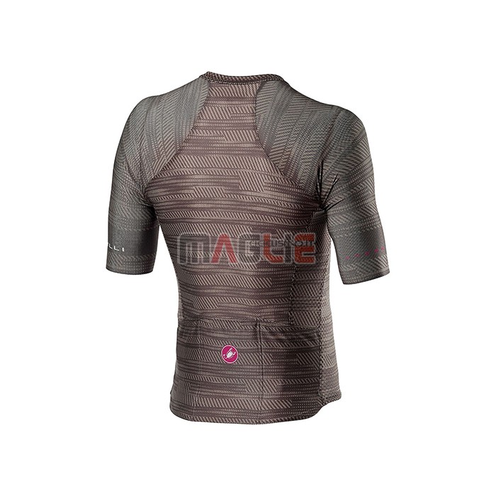 Maglia Castelli Manica Corta 2021 Marrone