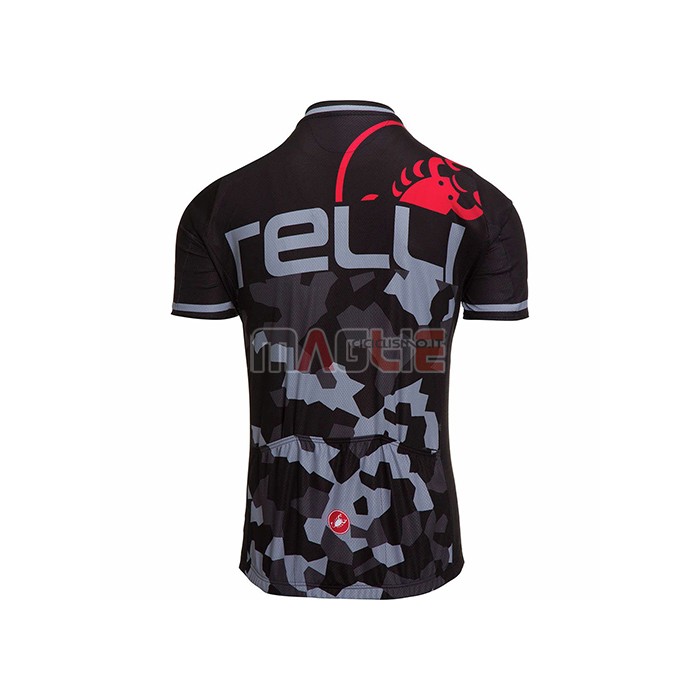 Maglia Castelli Manica Corta 2021 Nero Grigio