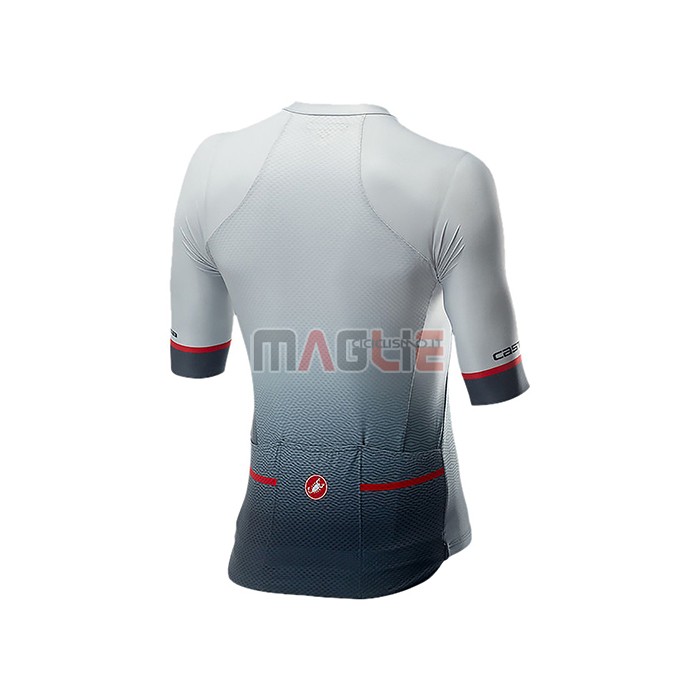 Maglia Castelli Manica Corta 2021 Nero Grigio Bianco