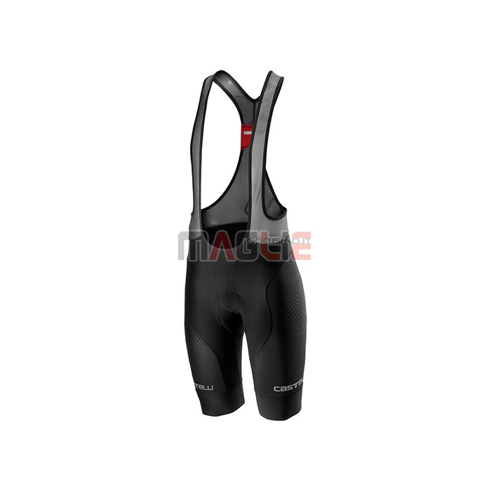 Maglia Castelli Manica Corta 2021 Nero Grigio Bianco