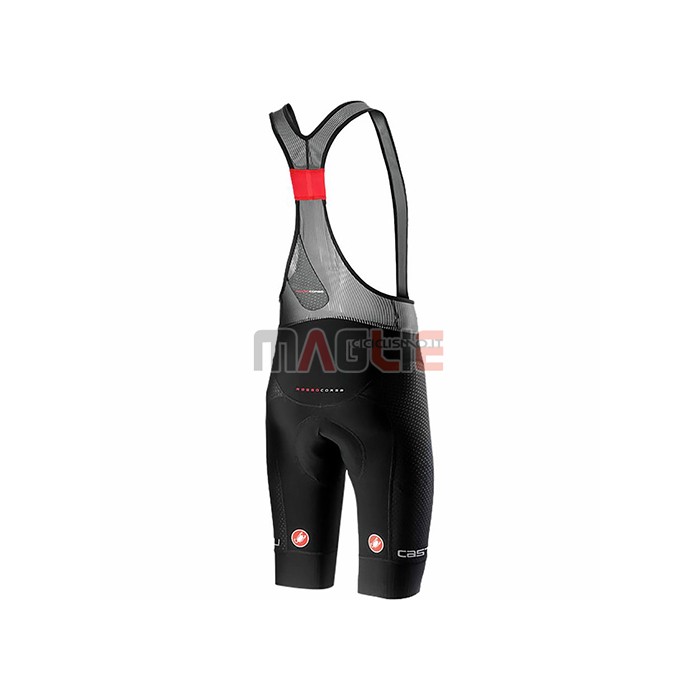 Maglia Castelli Manica Corta 2021 Nero Grigio Bianco
