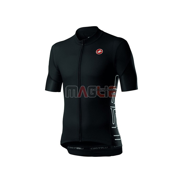 Maglia Castelli Manica Corta 2021 Scuro Nero